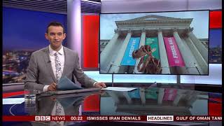 Museum of Natural History (fossil hall) (USA) - BBC News - 15th June 2019