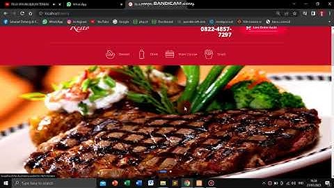 Aplikasi Sistem Informasi Pemesanan Makanan Restoran Berbasis Web