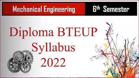 ME (Production / Automobile) // BTEUP Syllabus 6th Semester // Diploma Online Classes