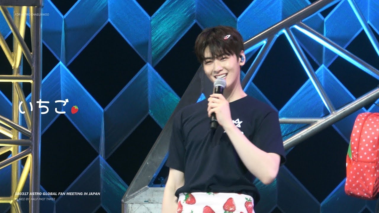 [ASTRO 차은우] 180317 ASTRO Global Fan Meeting in JAPAN - いちご 이치고