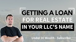 Getting a Real Estate Loan with Your LLC (Non Recourse vs Recourse) 