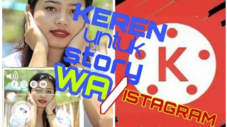Cara membuat video Quotes literasi efek spektrum di kinemaster