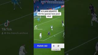 Kylian Mbappé on his special near post shot