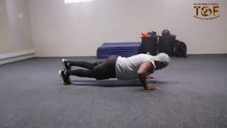Back slide push ups||upper body strength ||