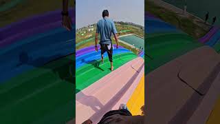 Bela ciao playground parkour waterslides pov