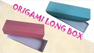 Origami Easy - Origami Long Box Tutorial(Origami boxes are quite useful as gift boxes and small containers. Let's watch how to make an origami box through 2 tutorials. This origami was designed by ..., 2016-08-11T12:00:01.000Z)