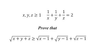 SMART Inequality of SQUARE Roots | Introduction to Cauchy-Schwarz Inequality