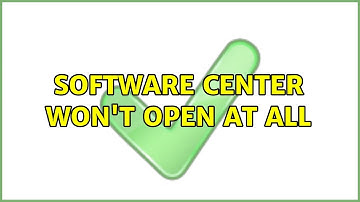 Ubuntu: Software Center won