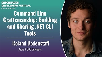 Command Line Craftsmanship: Building and Sharing .NET CLI Tools - Roland Bodenstaff