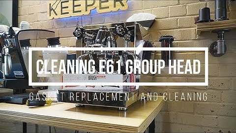 Cleaning E61 Grouphead - Plus Gasket and Shower Screen Replacement