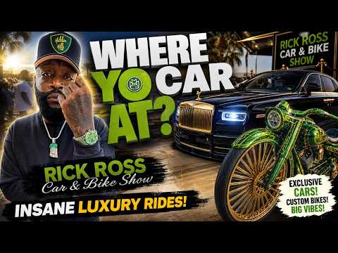 Rick Ross's CAR & BIKE SHOW Was INSANE! 🔥 Luxury Rides, Custom Whips & More