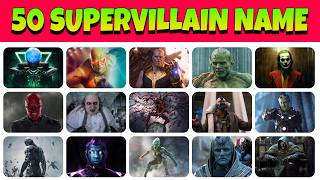 List of Supervillain | 50 Supervillain Name in English with Picture | Supervillain Vocabulary List of Supervillain | 50 Supervillain Name in English with Picture | Supervillain Vocabulary