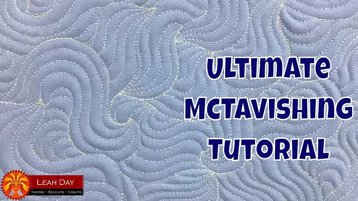 How to Quilt McTavishing! Quilting on a Home Machi...