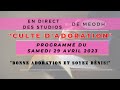 Culte d&#39;Adoration en direct des studios du MEODH en Haiti (29/04/23)