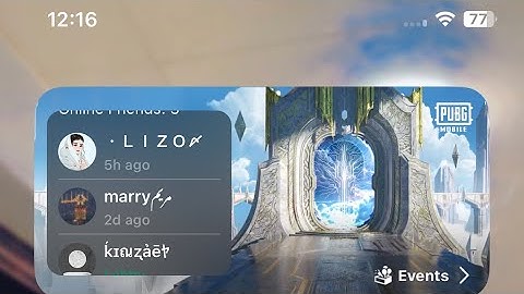 #how to add pubg screen widget #ios