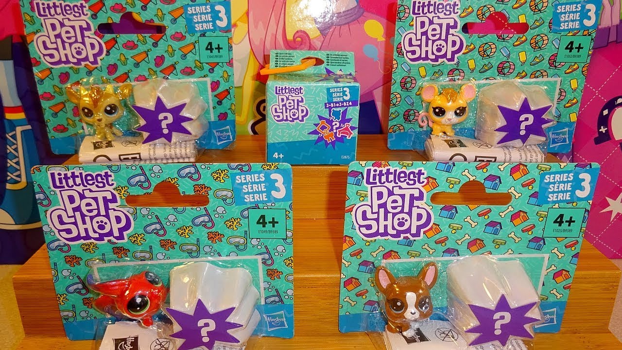 Littlest Pet Shop Clip It Series 3 Mystery Minis Blind Box 24 Packs 