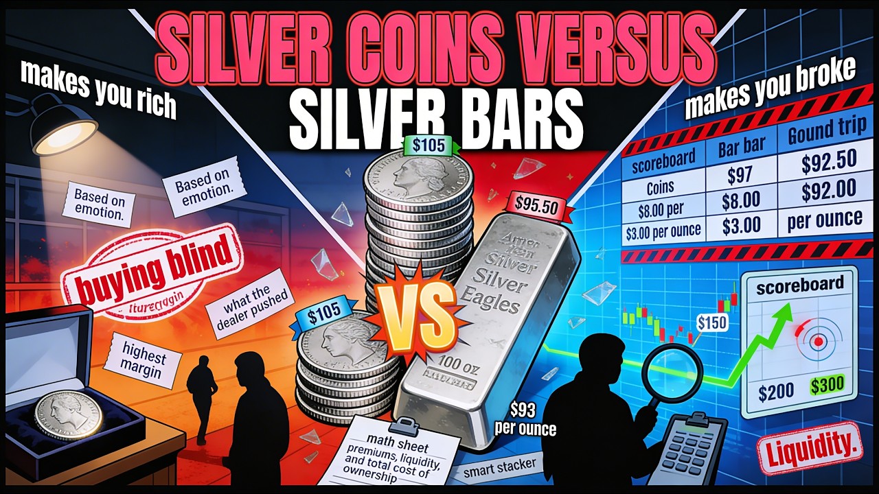 EMERGENCY: Silver Coins vs Silver Bars - One Makes You RICH, One Makes You BROKE