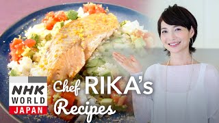 Chef Rika's Salmon & Rice [Japanese Cooking] - Dining with the Chef