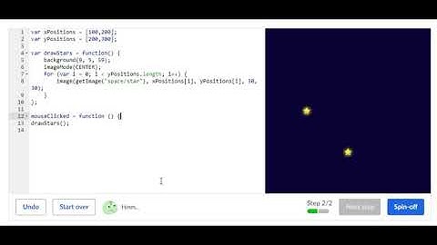 How To Do The Challenge: Constellation Maker on Khan Academy Computer Programming, JavaScript