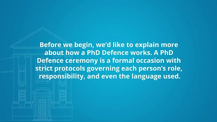 Phd defense explained
