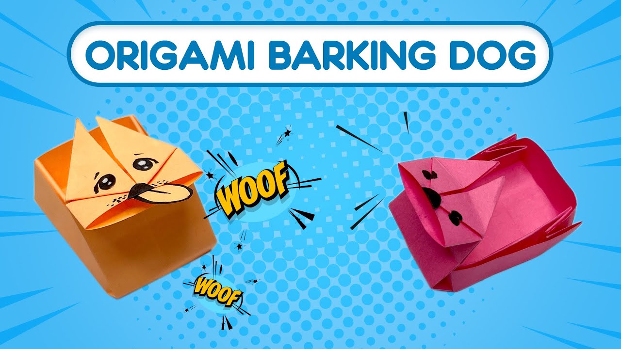 Origami Barking Dog / How To Make Paper Dog