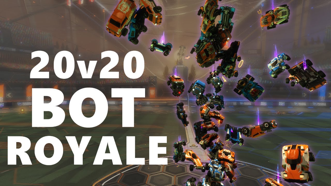 Rocket League Bot MADNESS playing With 40 Bots YouTube Rocket League Bot MADNESS playing With 40 Bots YouTube
