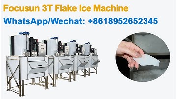 Focusun 3ton Freshwater Flake Ice machine With Ice Bin