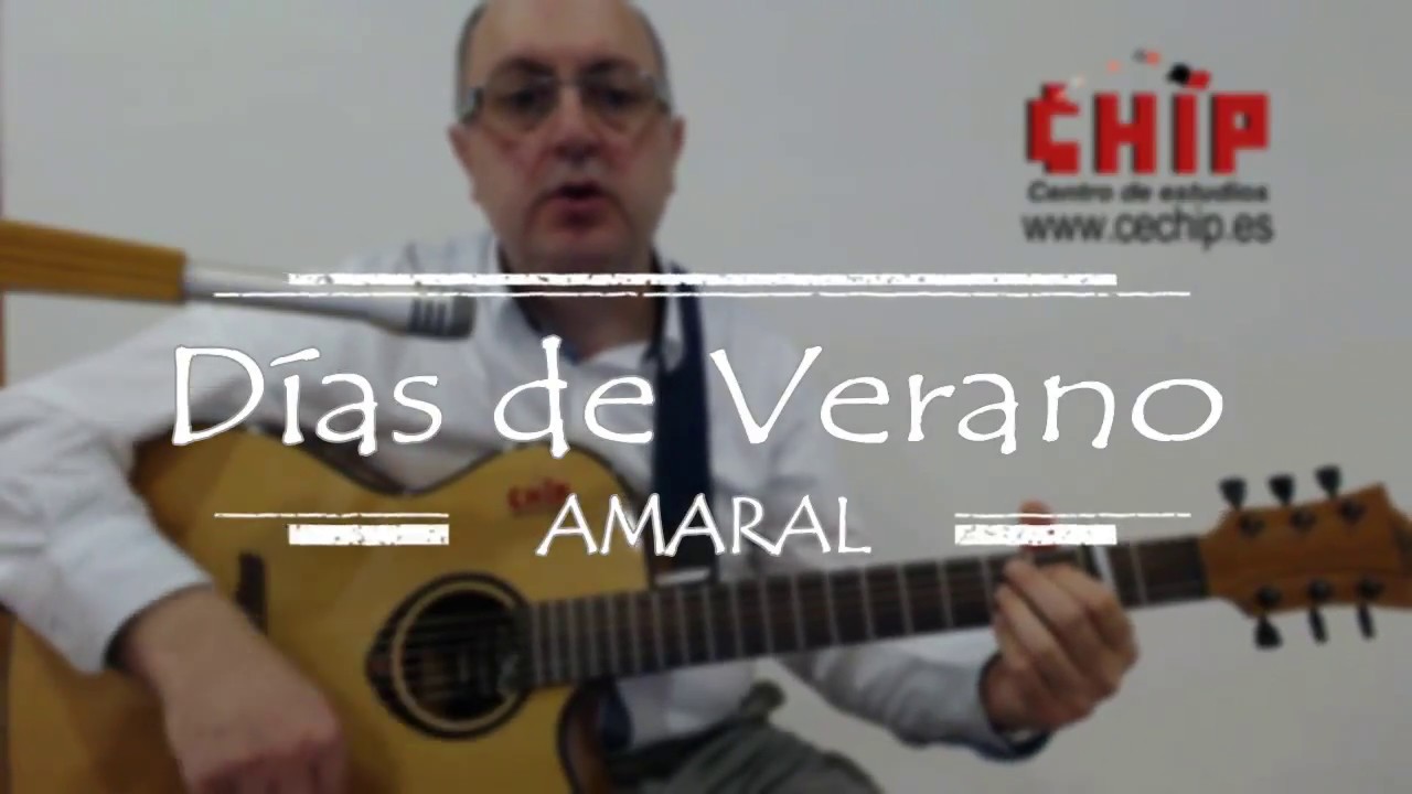Como tocar Días de Verano de Amaral Tutorial Guitarra fácil YouTube Como tocar Días de Verano de Amaral Tutorial Guitarra fácil YouTube