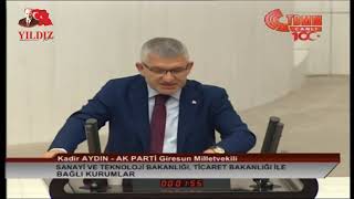 Ak Parti Giresun Milletvekili Av Kadir Aydının Tbmm Konuşması 11 Aralık 2020