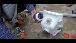 How to make swimming drain trap pipe work