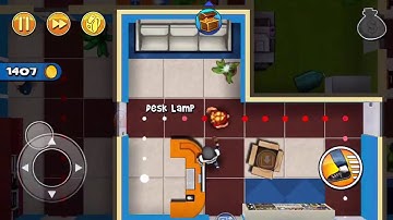 Robbery Bob Walkthrough - Chapter 2 - Level 5 - Office Raider