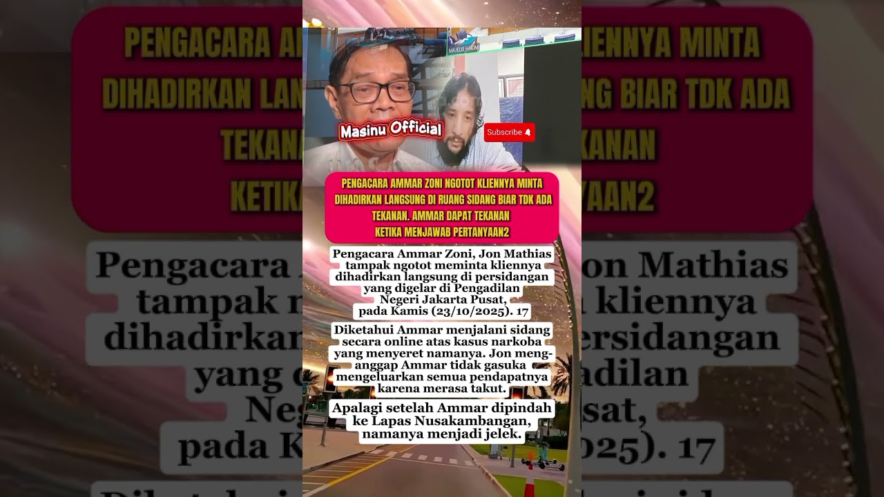 pengacara Ammar ngamuk⁉️ 