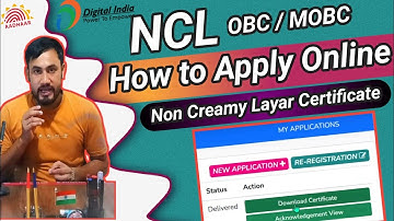 How to Apply OBC And MOBC NCL Certificate in 2025/Non Creamy Layar Certificate online Apply process