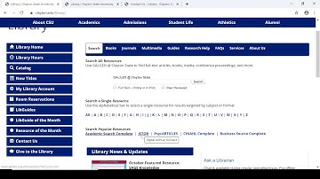 CSU Library - Introduction to Academic Search Complete and JSTOR
