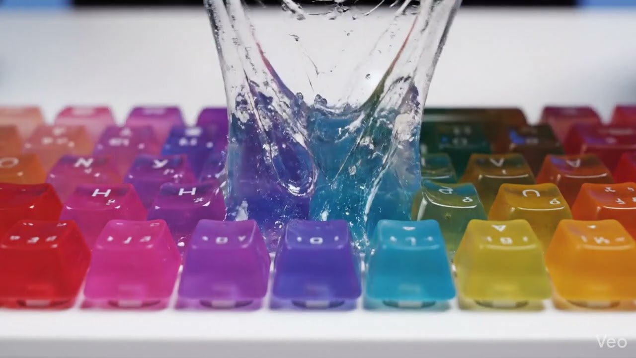 Keyboard typing ASMR AI