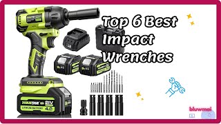 Top 6 Best Impact Wrench Cordless battery powered Lithiumion 1/2 tool [Cheap/Amazon/2024]