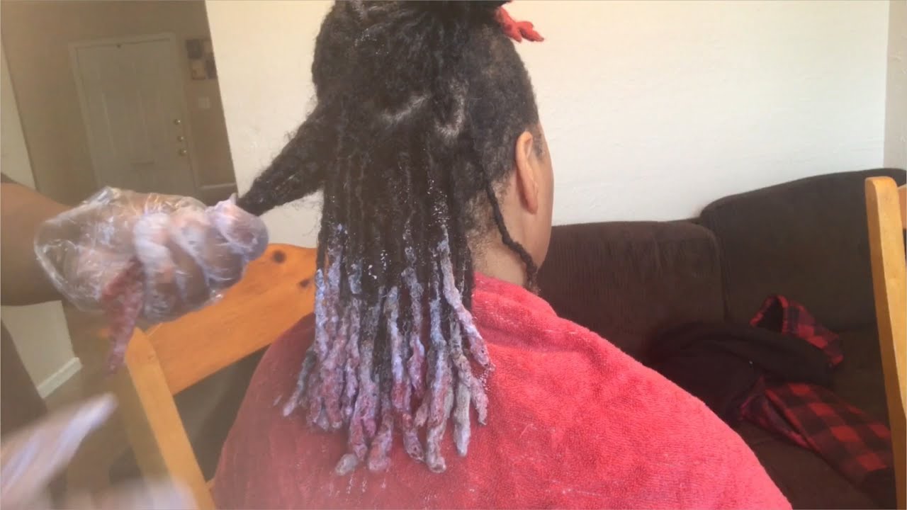 How to Dye Dreadlocks Bright Green with BOX DYE YouTube
