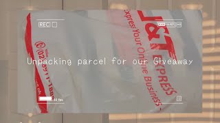 STUDIOVLOG EP. 22 :: unpacking parcel for giveaway | giveaway mechanics | sheng ☀️ (philippines)