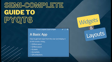 Semi Complete Guide to PyQt6 - Create a Basic App
