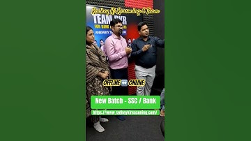 Radhey ki Reasoning & Team I New Batch Bank I SSC #ssccgl2025 #bankexam  #ytshorts