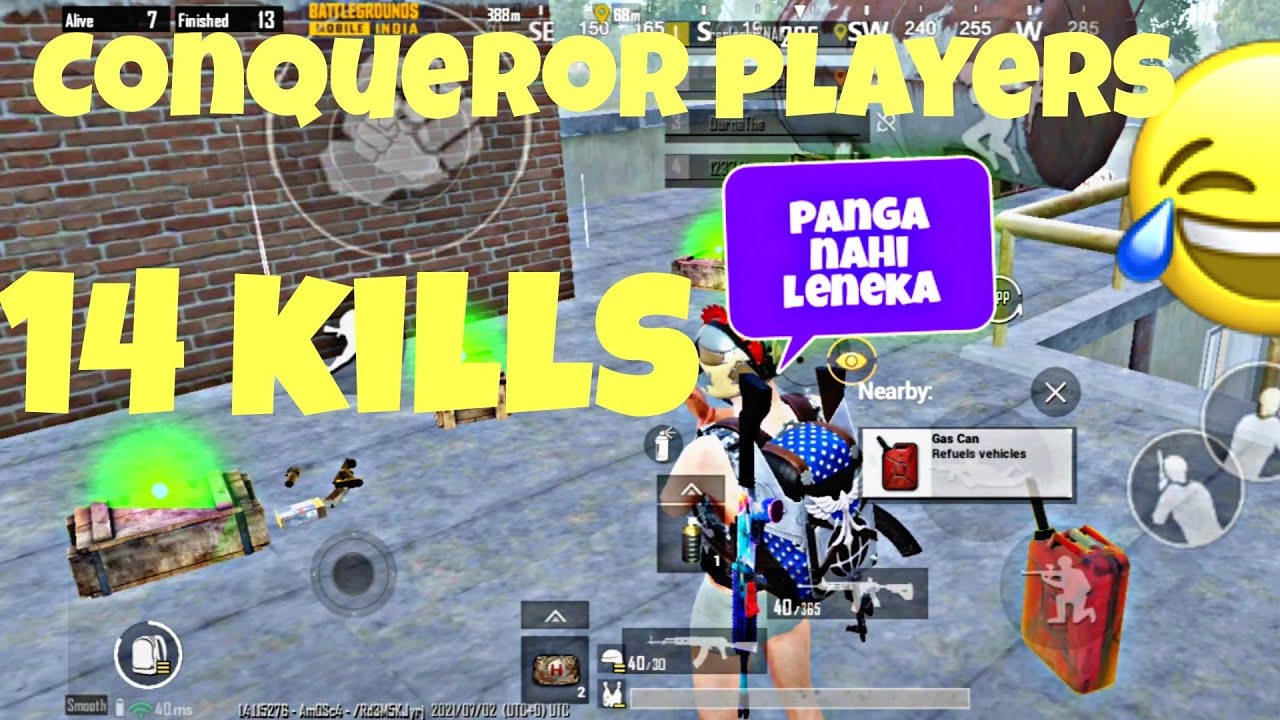 Fight against conqueror players 😈😈