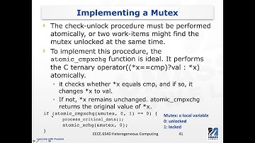 OpenCL Work Item Synchronization