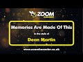 Dean Martin - Memories Are Made Of This - Karaoke Version from Zoom Karaoke