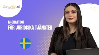 AI-chatbot för juridiska tjänster - https://crowdy.ai/sv/