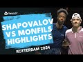 Denis shapovalov vs gael monfils highlights  rotterdam 2024