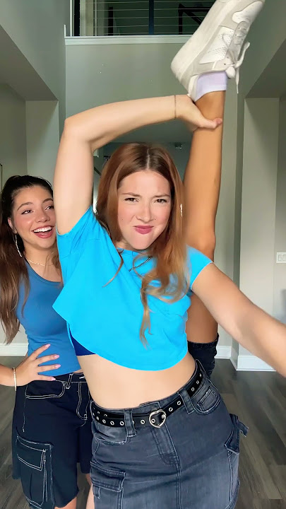 She’s SO FLEXIBLE! 😱👀🤣 | Triple Charm #Shorts