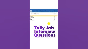 Total Groups, ledger, stock items in tally prime | Tally interview questions