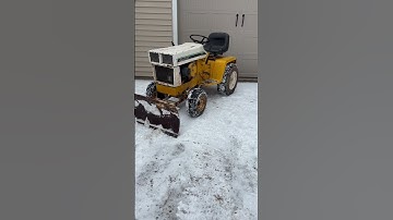 Cub cadet 108 #farmall #lawnmower #outdoors #tractor #snow