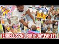 TERRELL'S 2ND BIRTHDAY PARTY! | BIRTHDAY VLOG