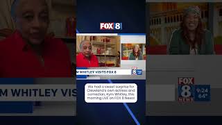 Kym Whitley surprised at FOX 8 News
